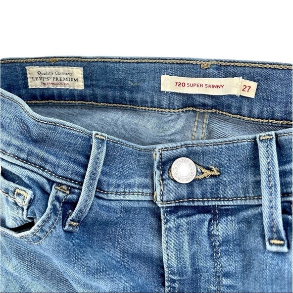 Levi’s Super Skinny 720 Premium Leather Patch - Picture 10 of 14